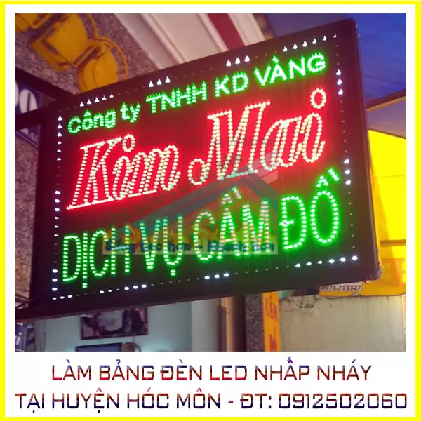 công ty làm bảng led ở hóc môn