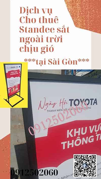 thuê standee sắt ở thành phố Hồ Chí Minh