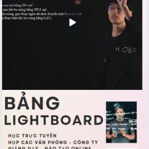 ghi chú tren hình ảnh, sơ đồ của bảng light board