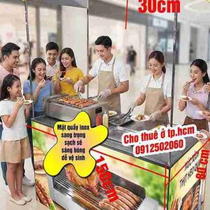 Booth sự kiện sampling thương hiệu tại sảnh trung tâm thương mại lớn ở TPHCM